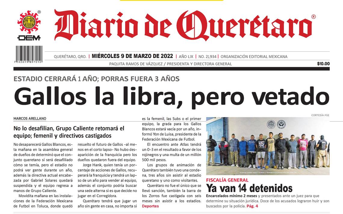 El 5m El Día Que Lo Cambió Todo Diario De Querétaro Noticias Locales Policiacas De México 5479